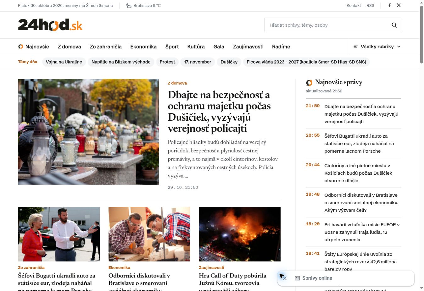 Spravodajský portál 24hod.sk